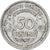 Francia, 50 Centimes, Morlon, 1947, Paris, Alluminio, MB+, Gadoury:426b