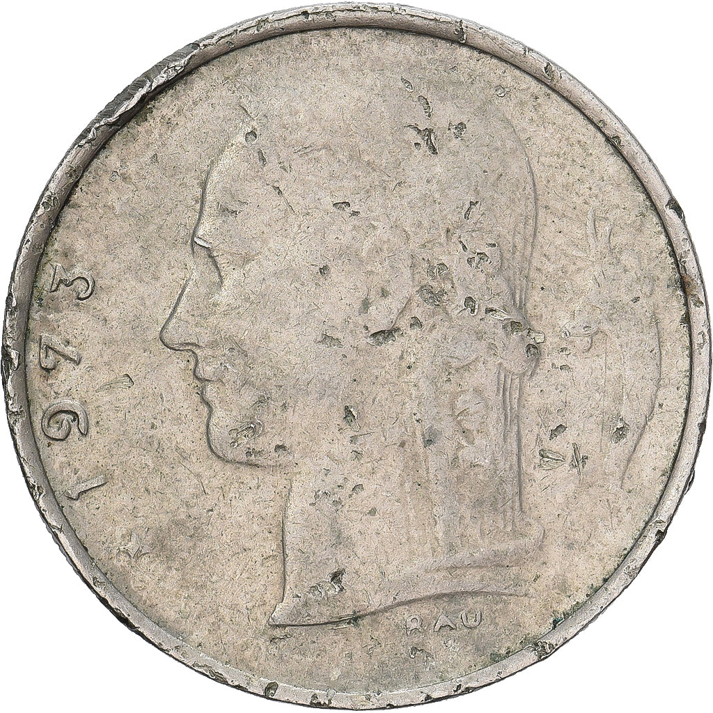 Belgia, Franc, 1973, Miedź-Nikiel, VF(30-35), KM:142.1