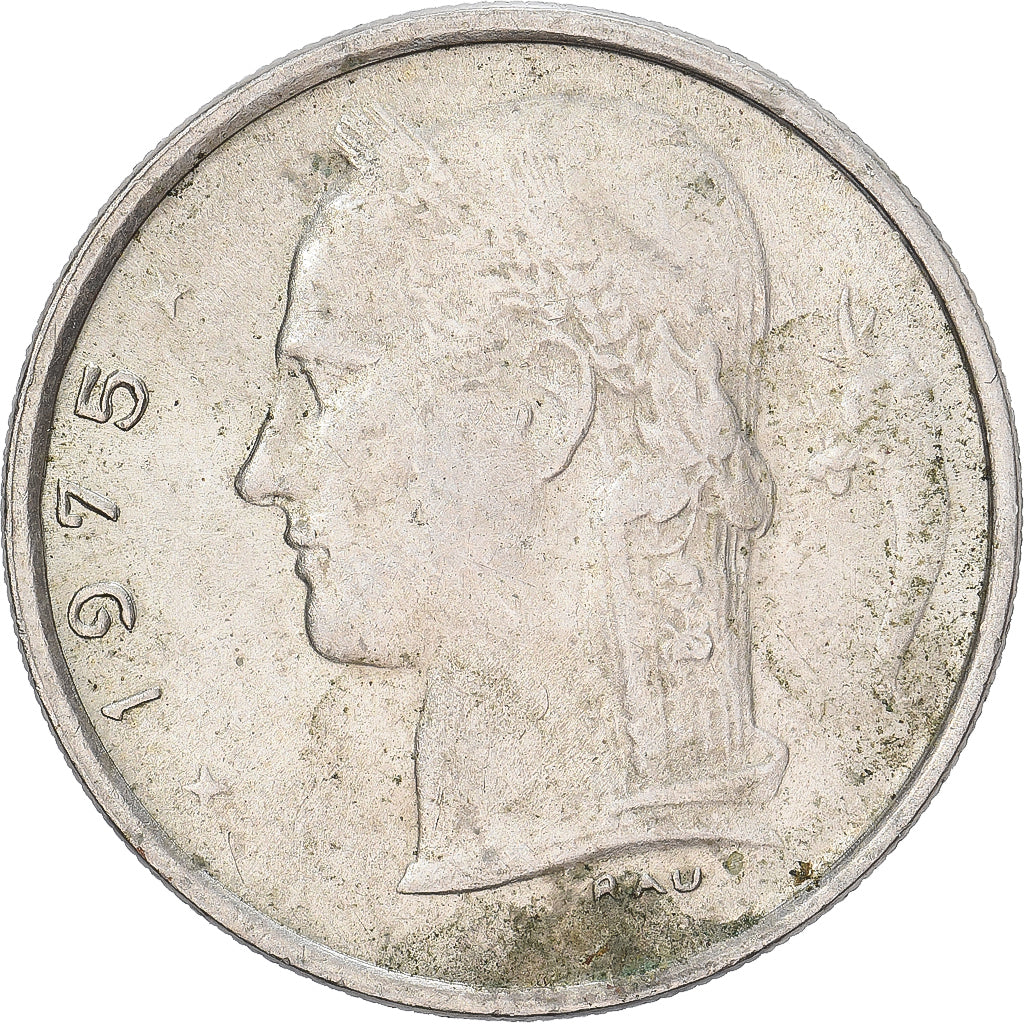 Belgia, Franc, 1975, Miedź-Nikiel, EF(40-45), KM:143.1