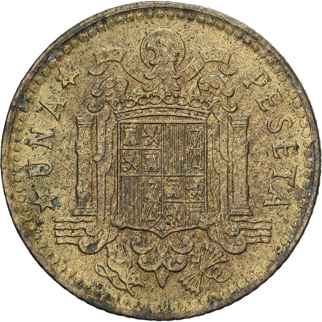 Espagne, Francisco Franco, caudillo, Peseta, 1964, Bronze-Aluminium, TB, KM:775