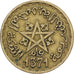 Marokko, Mohammed V, 20 Francs, 1371, Paris, Aluminum-Bronze, SS, KM:50