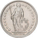 Suiza, Franc, 1971, Bern, Cobre - níquel, MBC+, KM:24a.1