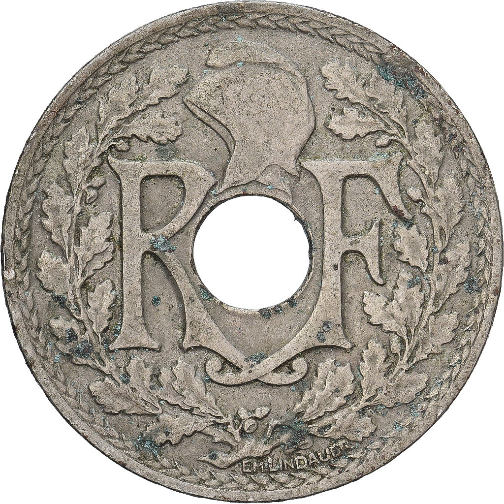 France, 25 Centimes, Lindauer, 1930, Copper-nickel, F(12-15), Gadoury:380