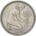 Federal Republic of Germany, 50 Pfennig, 1950, Munich, Copper-nickel, EF(40-45)