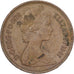Gran Bretagna, Elizabeth II, 2 New Pence, 1979, Bronzo, BB, KM:916