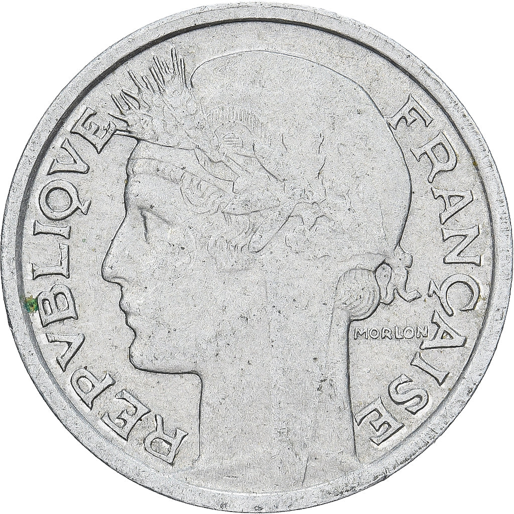 France, 50 Centimes, Morlon, 1947, Paris, Aluminum, AU(55-58), Gadoury:426a