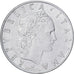 Itália, 50 Lire, 1954, Rome, Aço Inoxidável, AU(55-58), KM:95.1