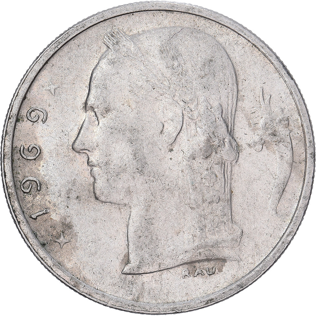 Belgia, Franc, 1969, Miedź-Nikiel, EF(40-45), KM:143.1