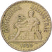 France, 2 Francs, Chambre de commerce, 1925, Paris, Aluminum-Bronze, AU(50-53)