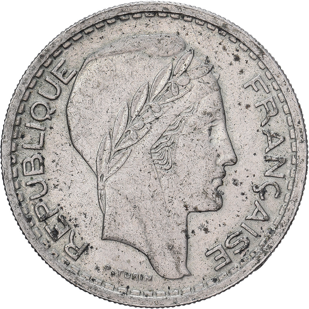 France, Turin, 10 Francs, 1949, Beaumont - Le Roger, AU(50-53), Copper-nickel