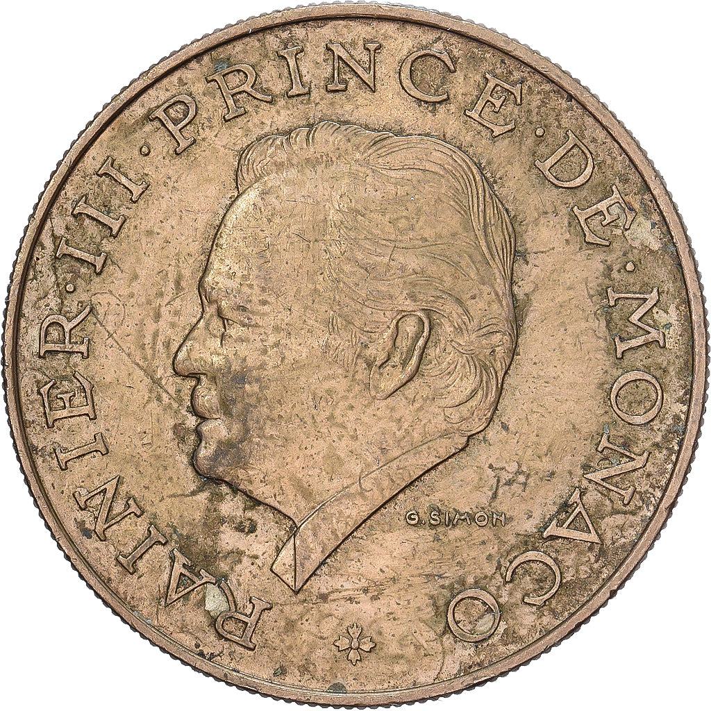 Monaco, Rainier III, 10 Francs, 1982, Paris, Copper-Nickel-Aluminum, EF(40-45)