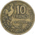 France, 10 Francs, Guiraud, 1951, Beaumont - Le Roger, Aluminum-Bronze