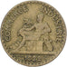 France, 50 Centimes, Chambre de commerce, 1922, Paris, Aluminum-Bronze