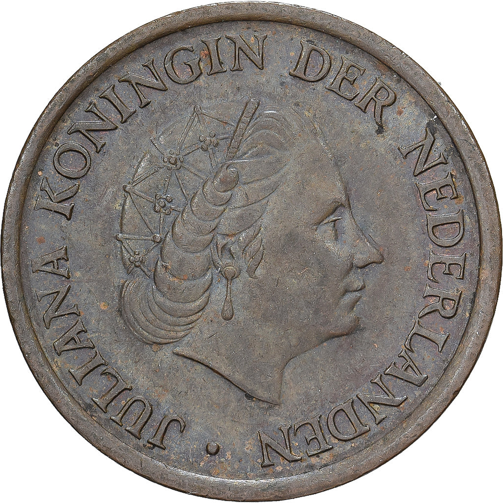 Paesi Bassi, Juliana, 5 Cents, 1980, Bronzo, SPL-, KM:181