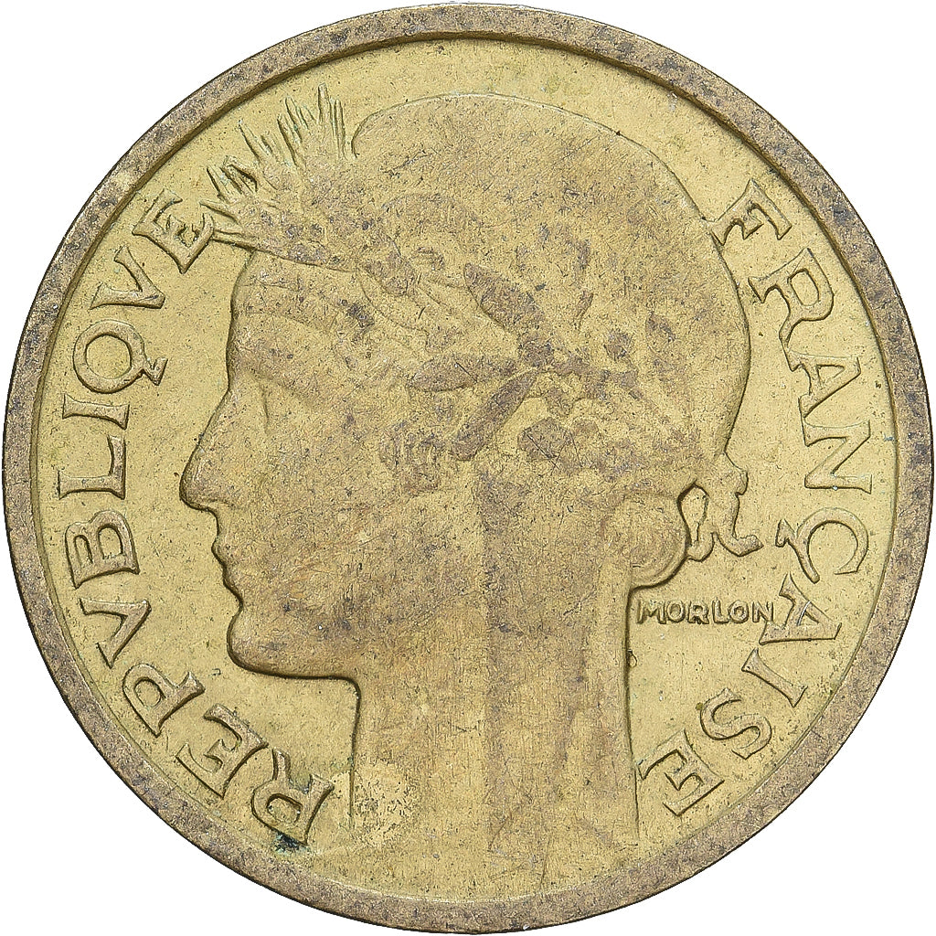 Frankreich, 50 Centimes, Morlon, 1933, Paris, Aluminum-Bronze, SS+, Gadoury:423