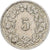 Suiza, 5 Rappen, 1955, Bern, Cobre - níquel, BC+, KM:26