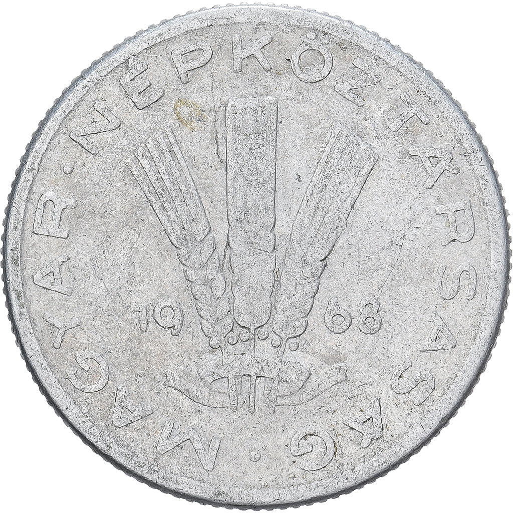 Hungría, 20 Fillér, 1968, Budapest, Aluminio, BC+, KM:573