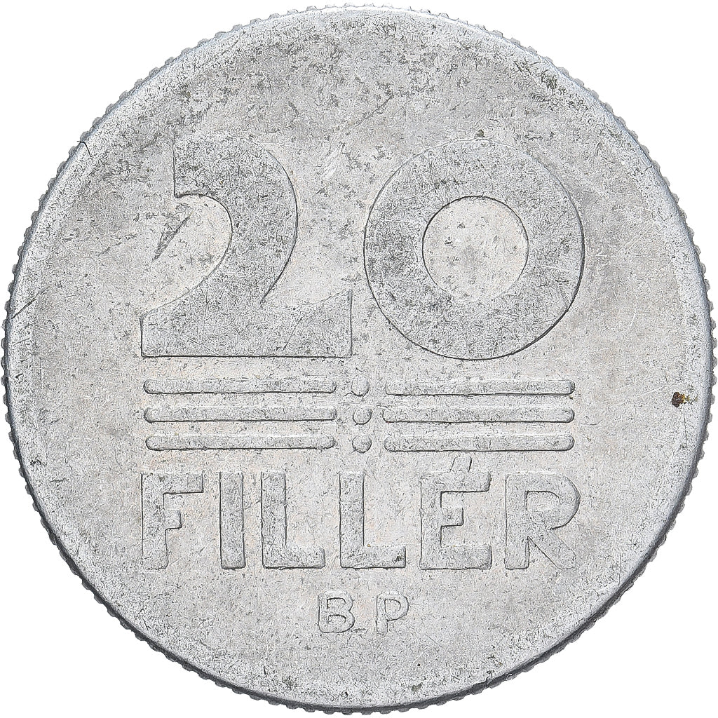 Hungría, 20 Fillér, 1968, Budapest, Aluminio, BC+, KM:573
