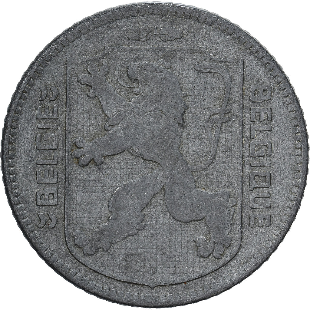 Belgio, Franc, 1942, Zinco, MB, KM:128