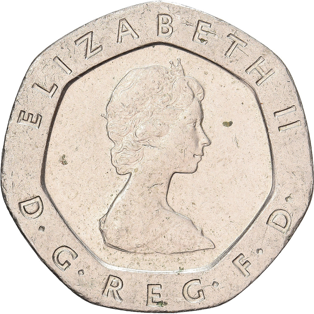 Gran Bretagna, Elizabeth II, 20 Pence, 1982, Rame-nichel, SPL-, KM:931