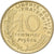 France, 10 Centimes, Marianne, 1968, Paris, Aluminum-Bronze, EF(40-45)