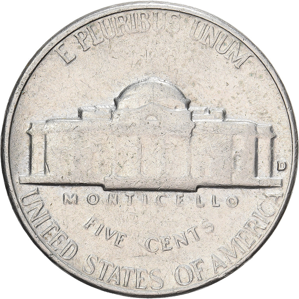 Estados Unidos, 5 Cents, Jefferson Nickel, 1964, U.S. Mint, Cobre - níquel