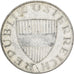 Áustria, 10 Schilling, 1958, Vienne, Prata, EF(40-45), KM:2882