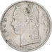 Belgia, 5 Francs, 5 Frank, 1949, Miedź-Nikiel, VF(30-35), KM:135.1