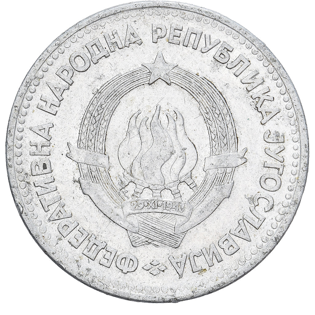 Yougoslavie, 5 Dinara, 1953, Aluminium, TB+, KM:32