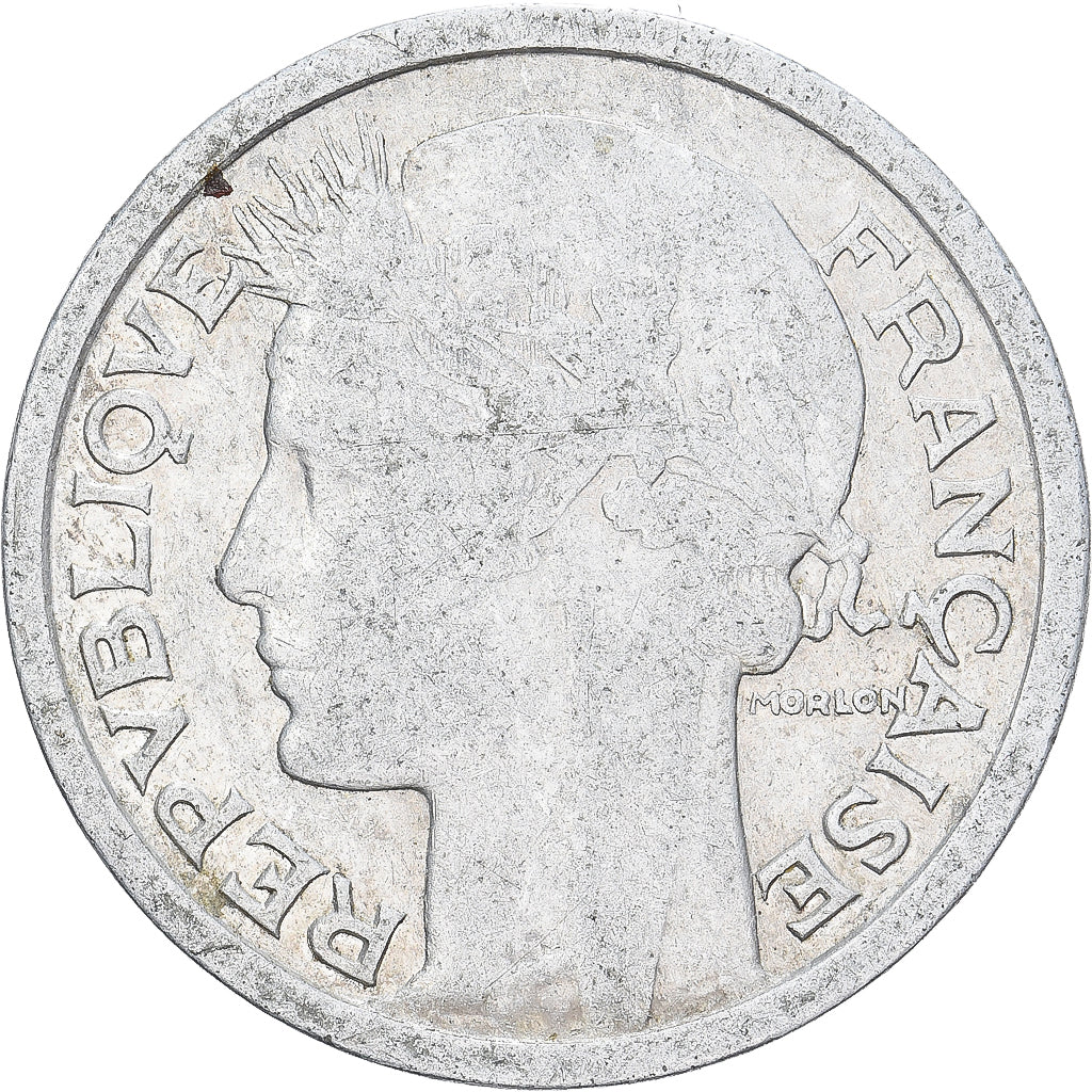 France, Franc, Morlon, 1944, Aluminum, VF(20-25), Gadoury:538a, KM:885a.1