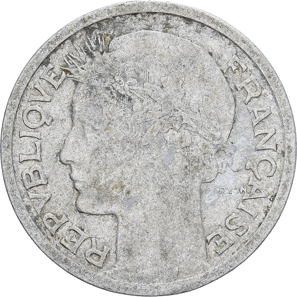 France, Franc, Morlon, 1949, Beaumont - Le Roger, Aluminum, VF(20-25)