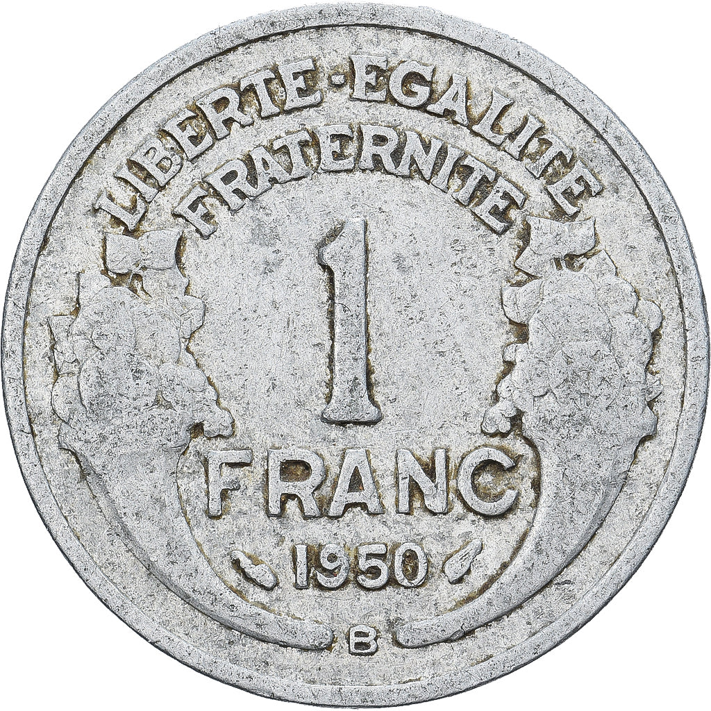 France, Franc, Morlon, 1950, Beaumont - Le Roger, Aluminum, VF(20-25)