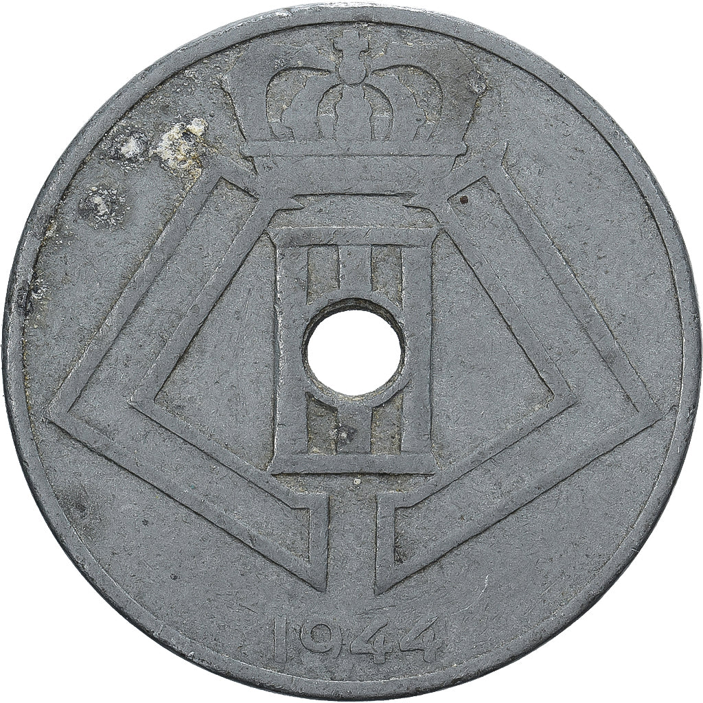 Belgien, 25 Centimes, 1944, Zinc, S, KM:132