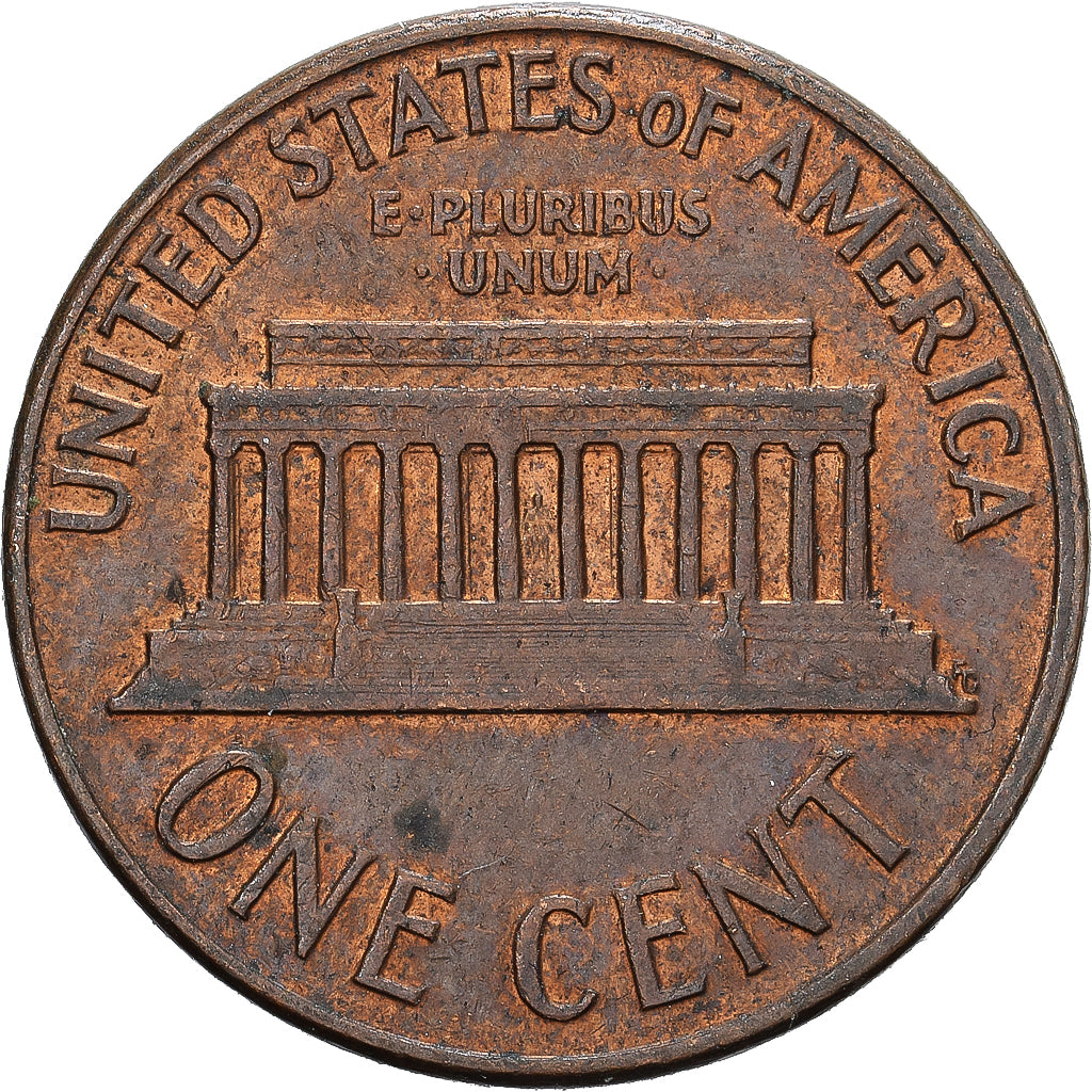 États-Unis, Cent, Lincoln Cent, 1960, U.S. Mint, Laiton, TTB, KM:201