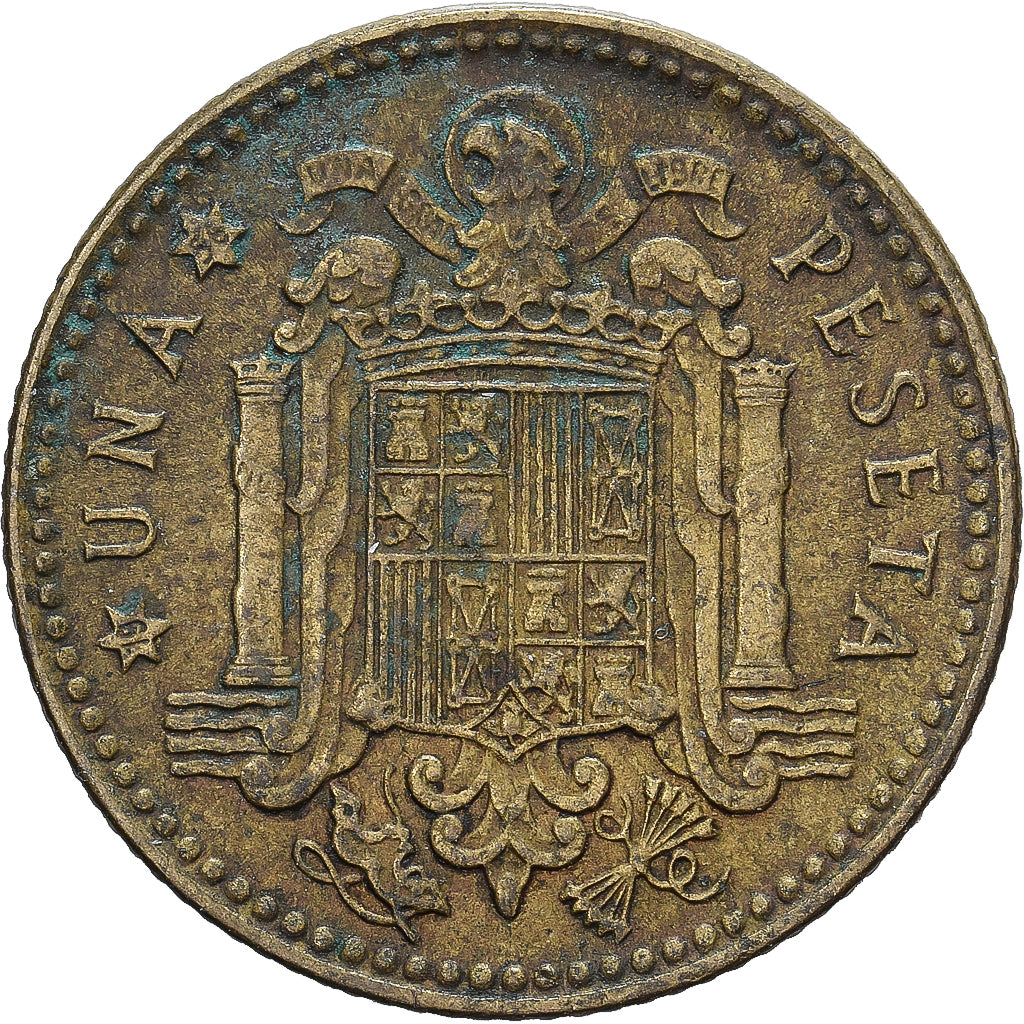 Espagne, Francisco Franco, caudillo, Peseta, 1956, Bronze-Aluminium, TTB, KM:775