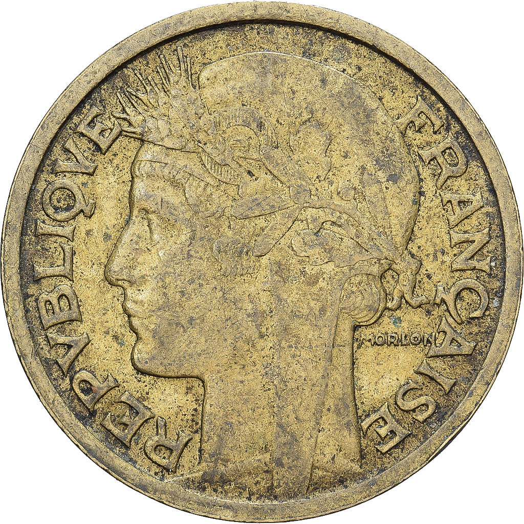France, 2 Francs, Morlon, 1941, Paris, Aluminum-Bronze, VF(30-35), KM:886