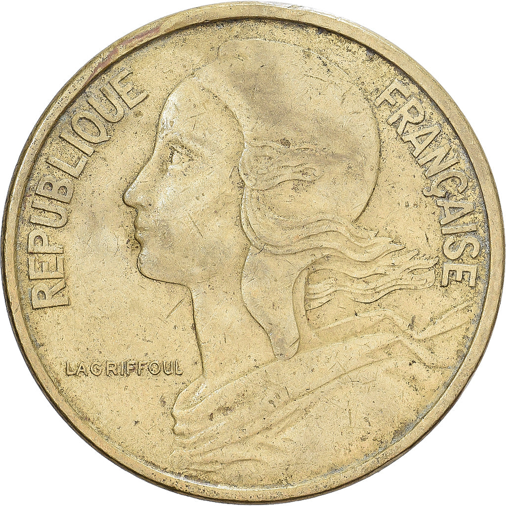 France, 50 Centimes, Marianne, 1962, Paris, Col à 4 plis, Aluminum-Bronze