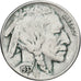 Estados Unidos, 5 Cents, Buffalo Nickel, 1937, U.S. Mint, Cobre - níquel, BC+