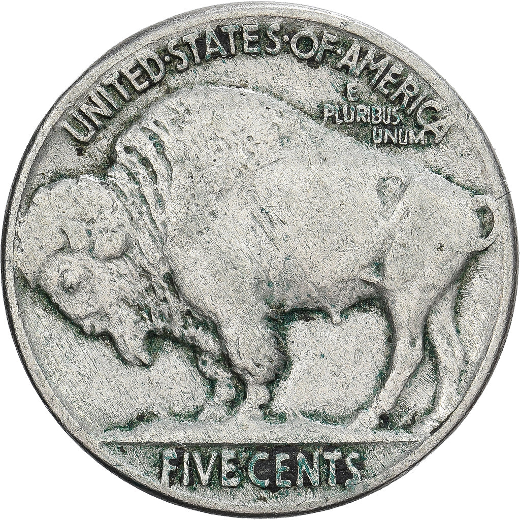 Estados Unidos, 5 Cents, Buffalo Nickel, 1937, U.S. Mint, Cobre - níquel, BC+