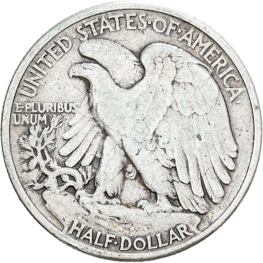 USA, Half Dollar, Walking Liberty, 1941, Philadelphia, Srebro, VF(30-35), KM:142