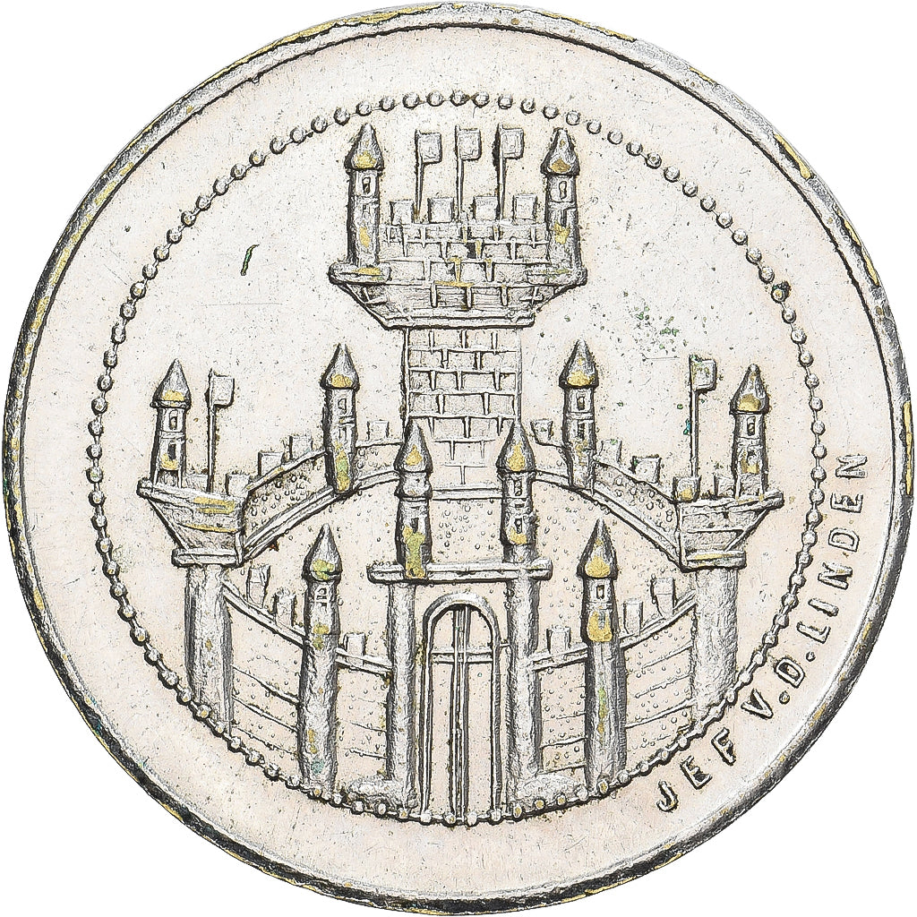 Belgium, Medal, 1894, Nickel, Old coats of Antwerp, EF(40-45)