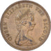 Jersey, Elizabeth II, 2 New Pence, 1975, Llantrisant, Brązowy, EF(40-45), KM:31