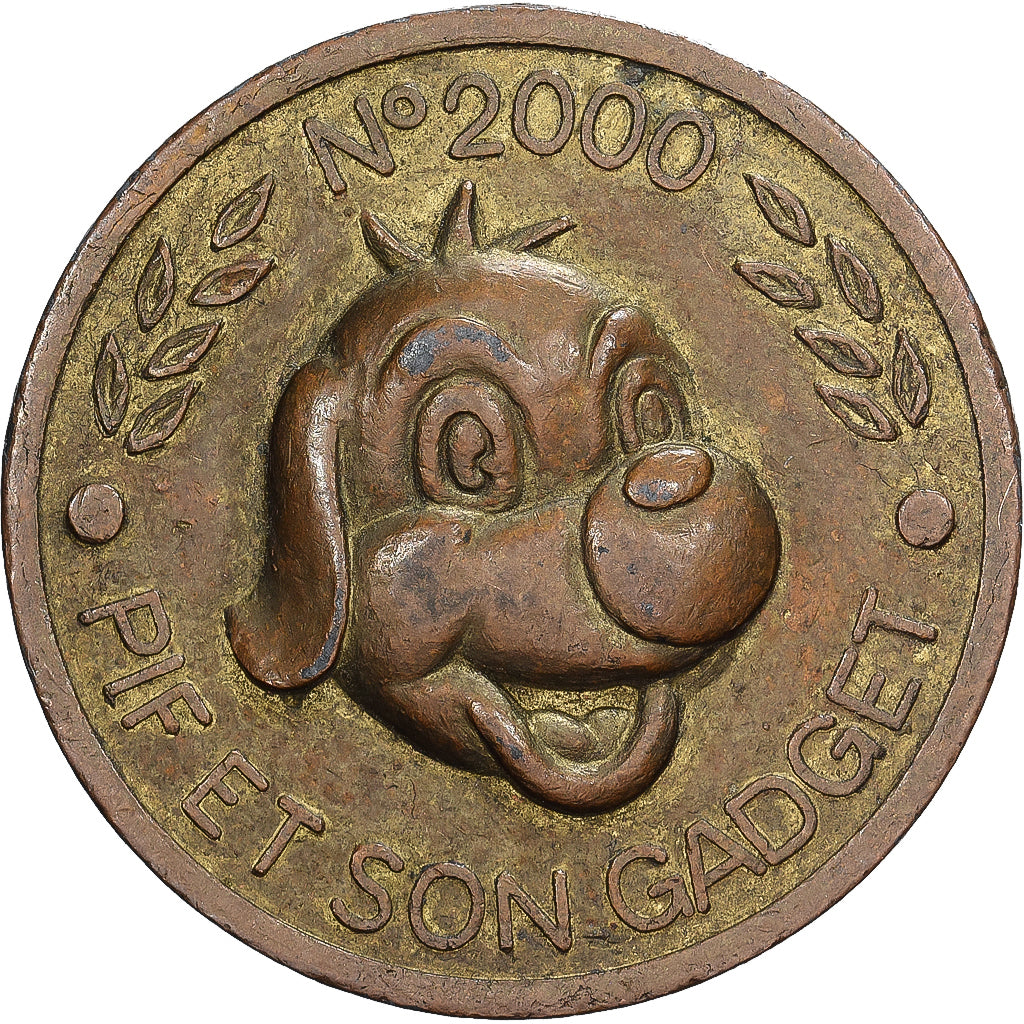 France, Token, SOURIEZ PIF, 1983, Bronze, EF(40-45)