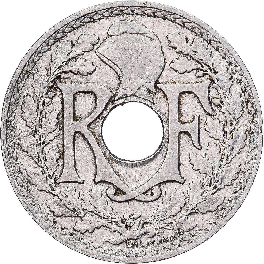 France, 25 Centimes, Lindauer, 1915, Nickel, AU(50-53), Le Franc:F.170, KM:867