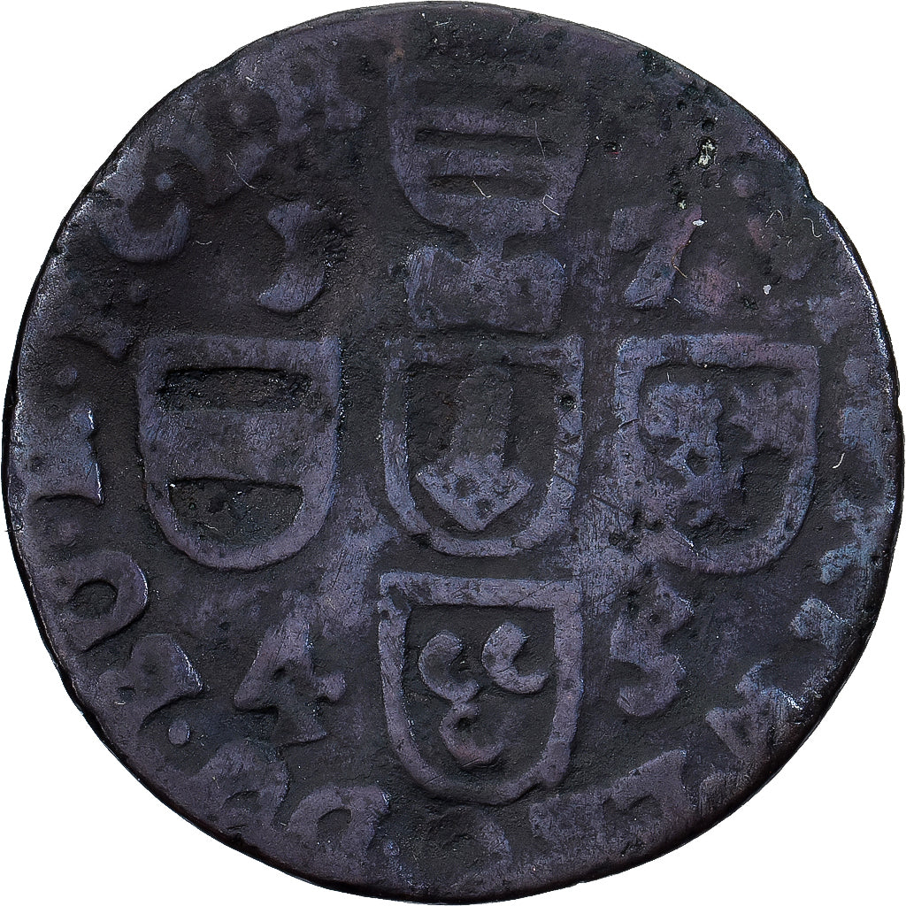Prince-Bishopric of Liège, John Theodore, Liard, 1745, Liege, Copper