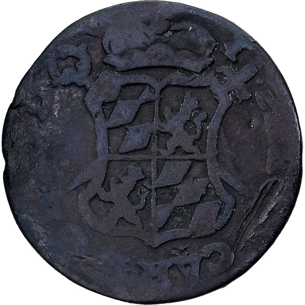 Principauté de Liège, John Theodore, Liard, 1751, Liege, Cuivre, TB, KM:155