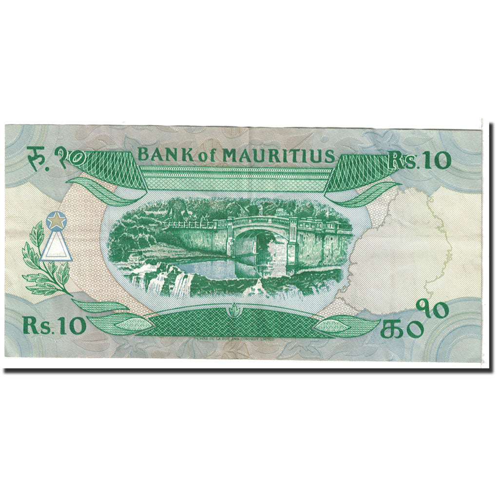 Banknote, Mauritius, 10 Rupees, 1985, KM:35b, EF(40-45)