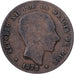 Spanien, Alfonso XII, 10 Centimos, 1879, Madrid, Bronze, S, KM:675