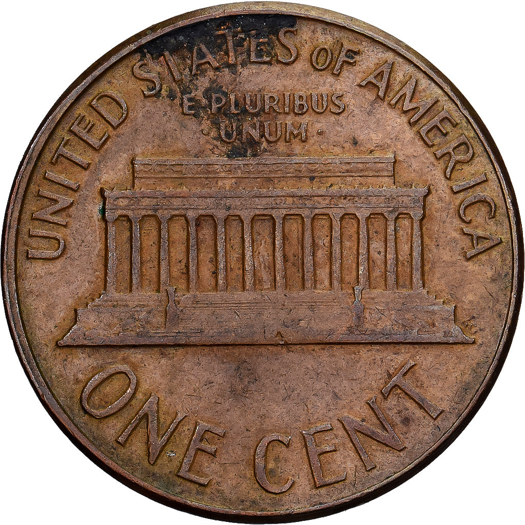 USA, Cent, Lincoln Cent, 1964, Denver, Mosiądz, EF(40-45), KM:201