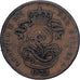 Bélgica, Leopold II, 2 Centimes, 1873, Cobre, BC+, KM:35.1